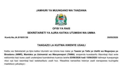 Kuitwa kwenye Usaili TARURA, BOT, IFM, TIA na Taasisi Nyingine 2026